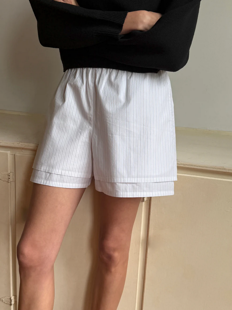 Deiji Studios Pacific Stripe Layered Short