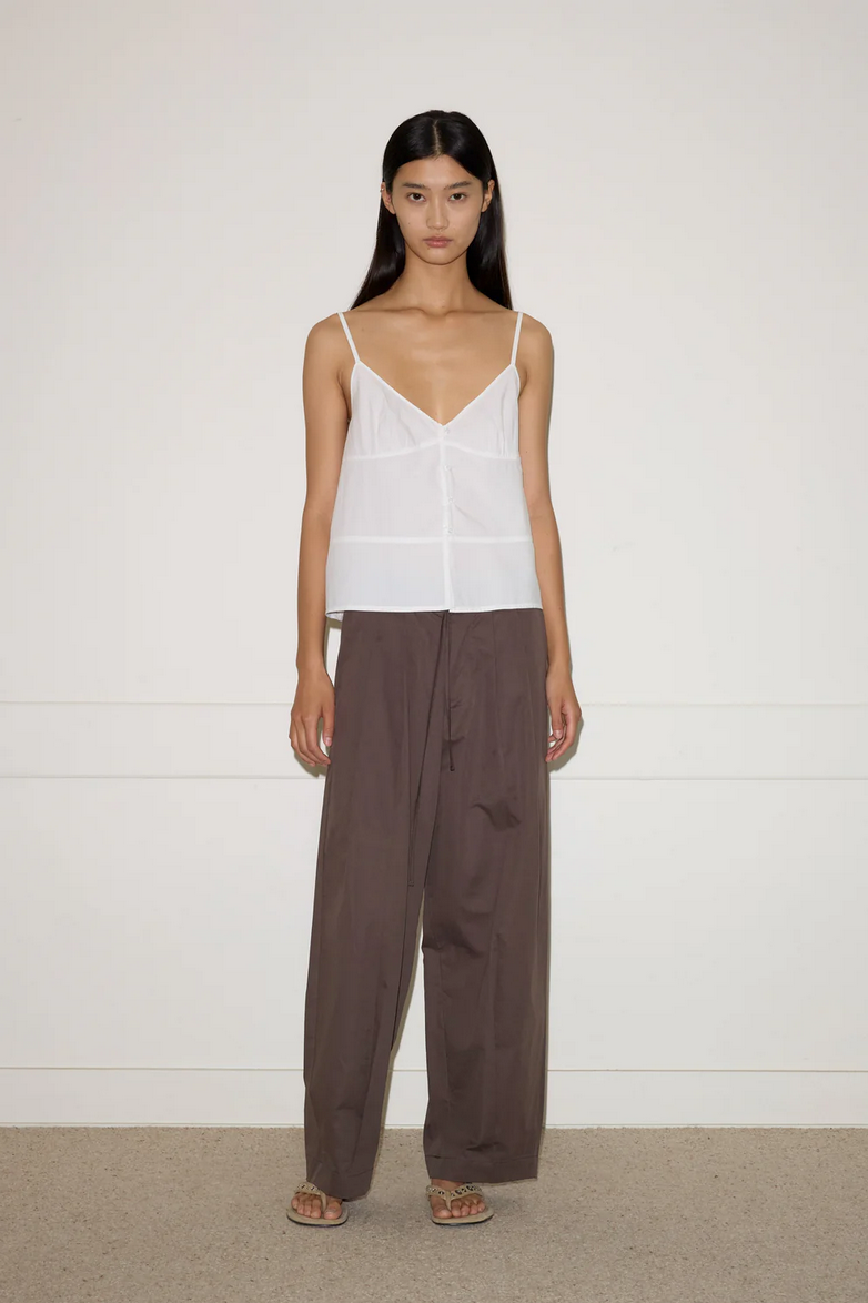 Deiji Studios White Seam Top