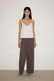 Deiji Studios White Seam Top