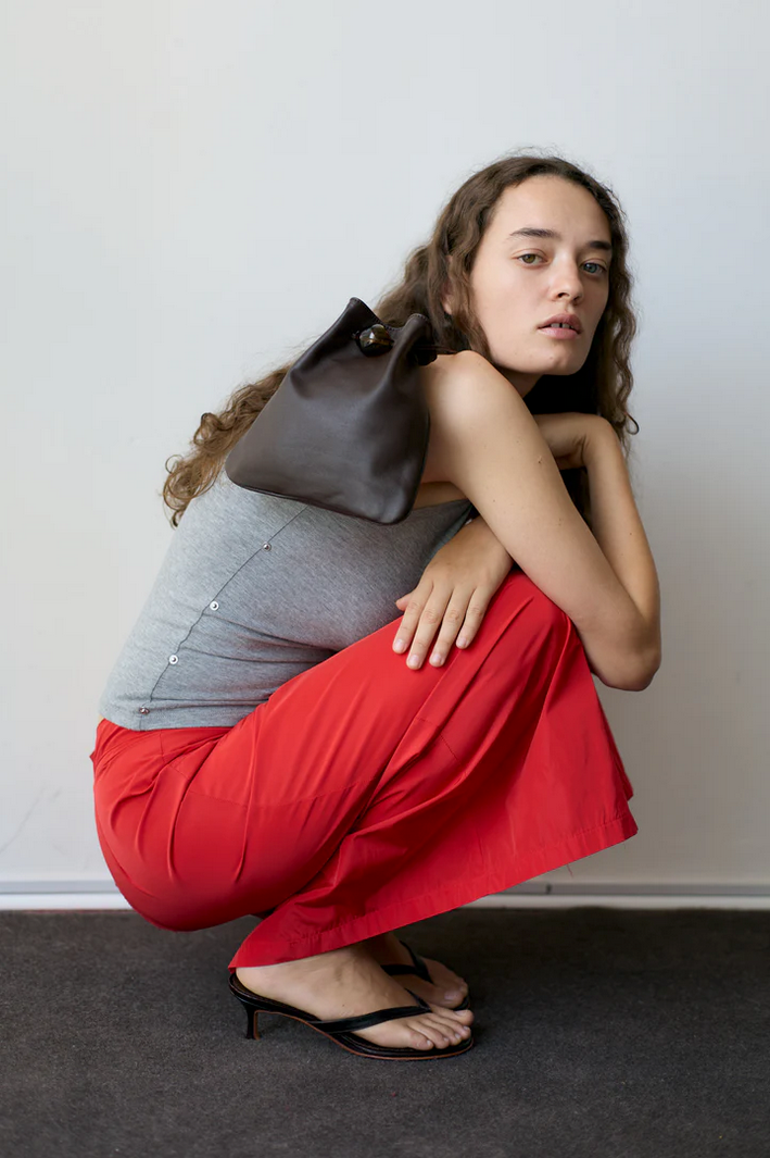 Ayllón Casilda Pouch in Tabac