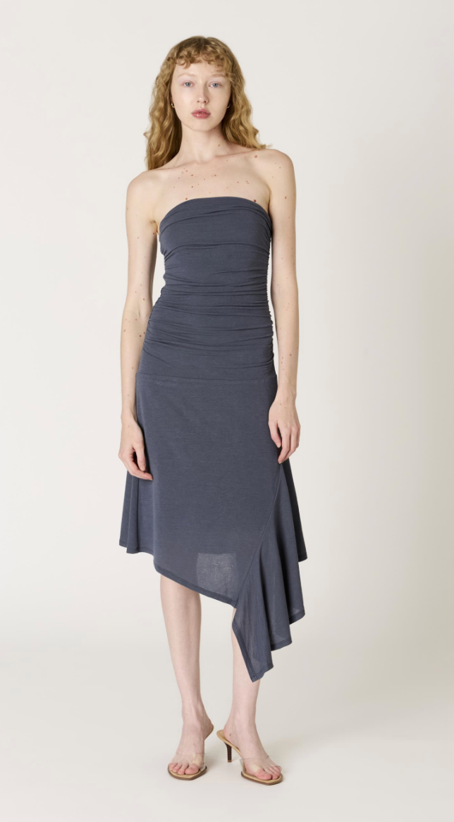 Indigo Strapless Sabela Dress