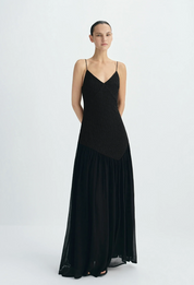 Rue Sophie Black Calima Maxi Dress