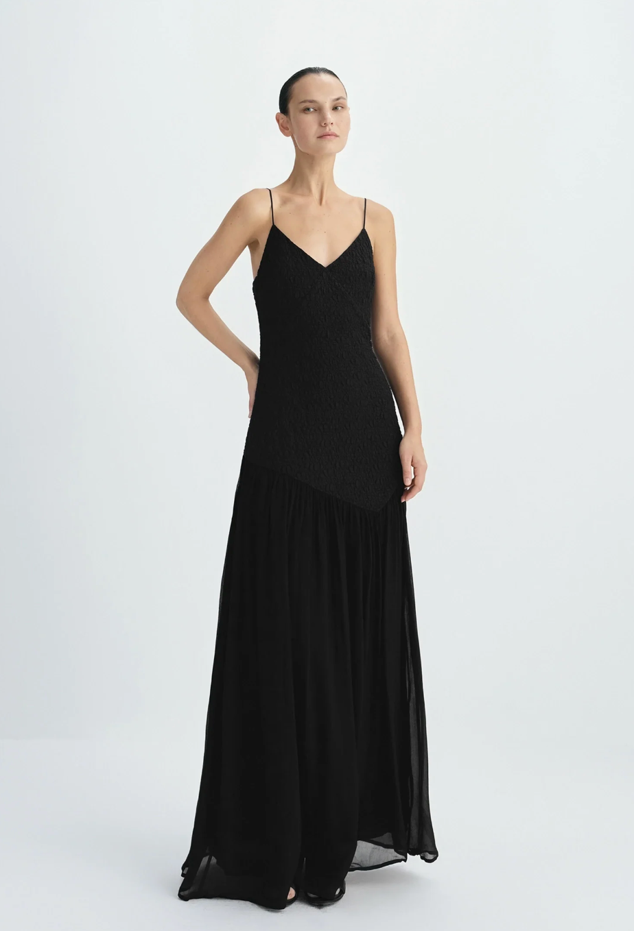 Rue Sophie Black Calima Maxi Dress