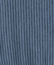 Deiji Studios Linen Ease Trouser in Azure Stripe