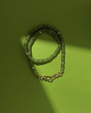 Mod + Jo Sonia Gemstone Necklace - Pesto