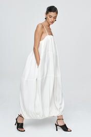 Marle White Cocoon Terrance Dress