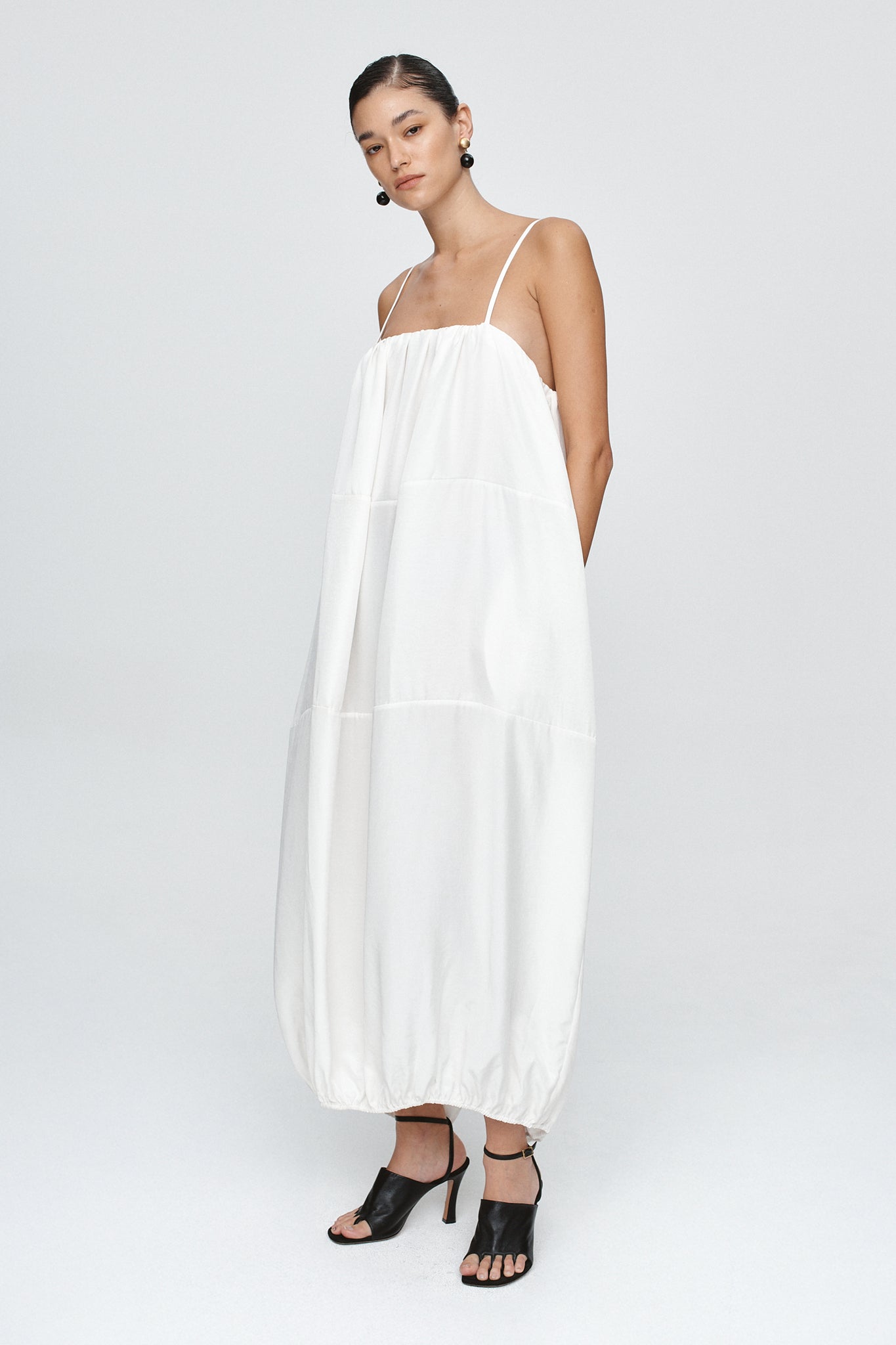 Marle White Cocoon Terrance Dress