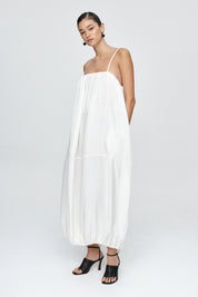 Marle White Cocoon Terrance Dress