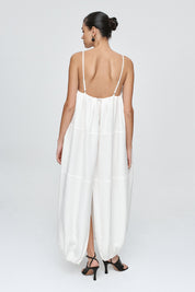 Marle White Cocoon Terrance Dress
