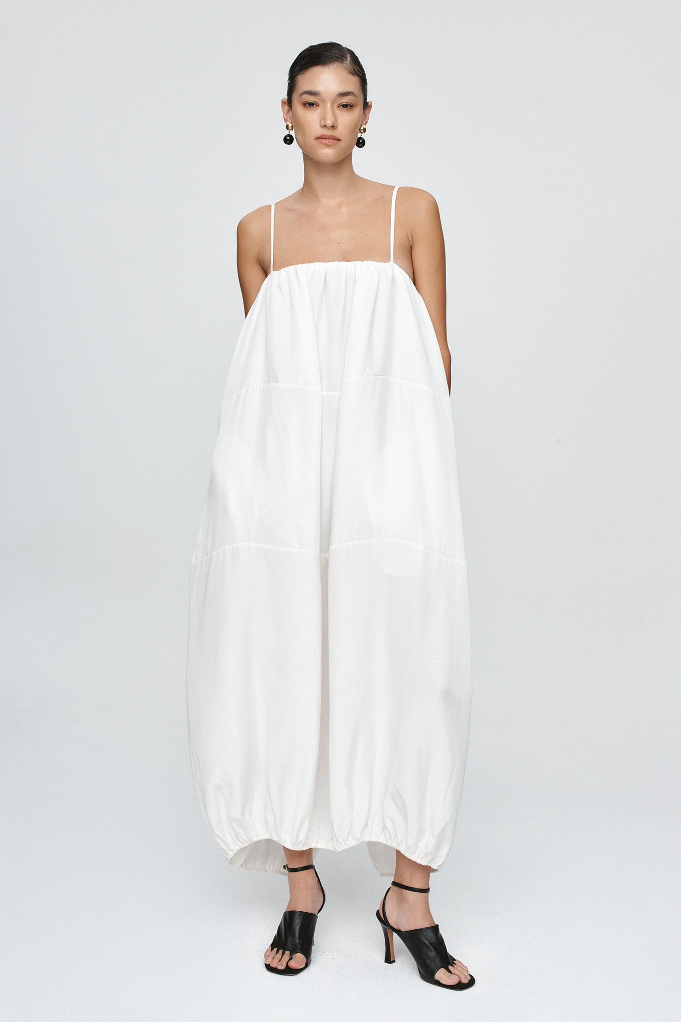 Marle White Cocoon Terrance Dress