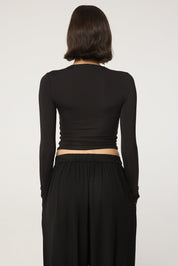 The Line by K Black Demi Top