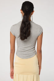 The Line by K Heather Grey Lavi Tee