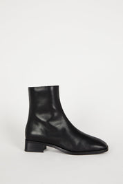 Intentionally Blank Black Leather Tour Boot