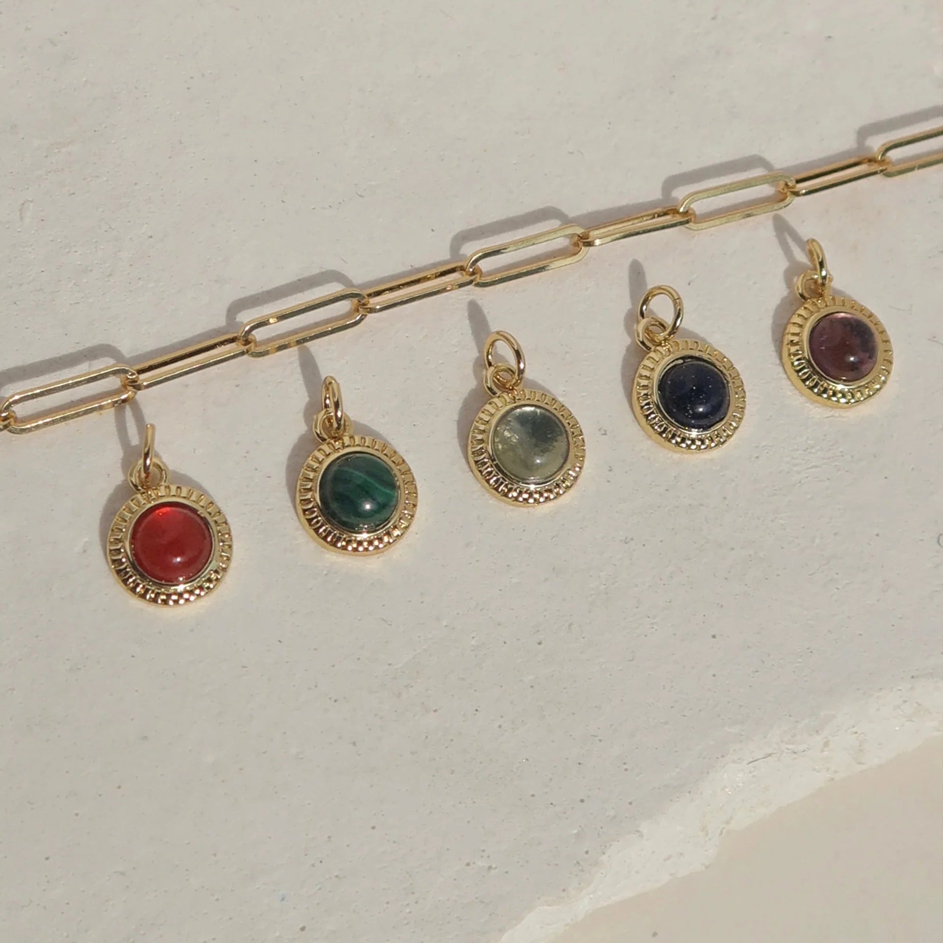 Sybil Gemstone Charms