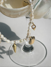 Lana Spiral Shell Gold Charm