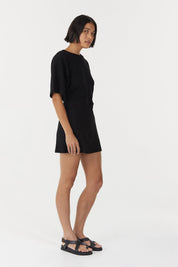 Third Form Black Momentum Tee Mini Dress