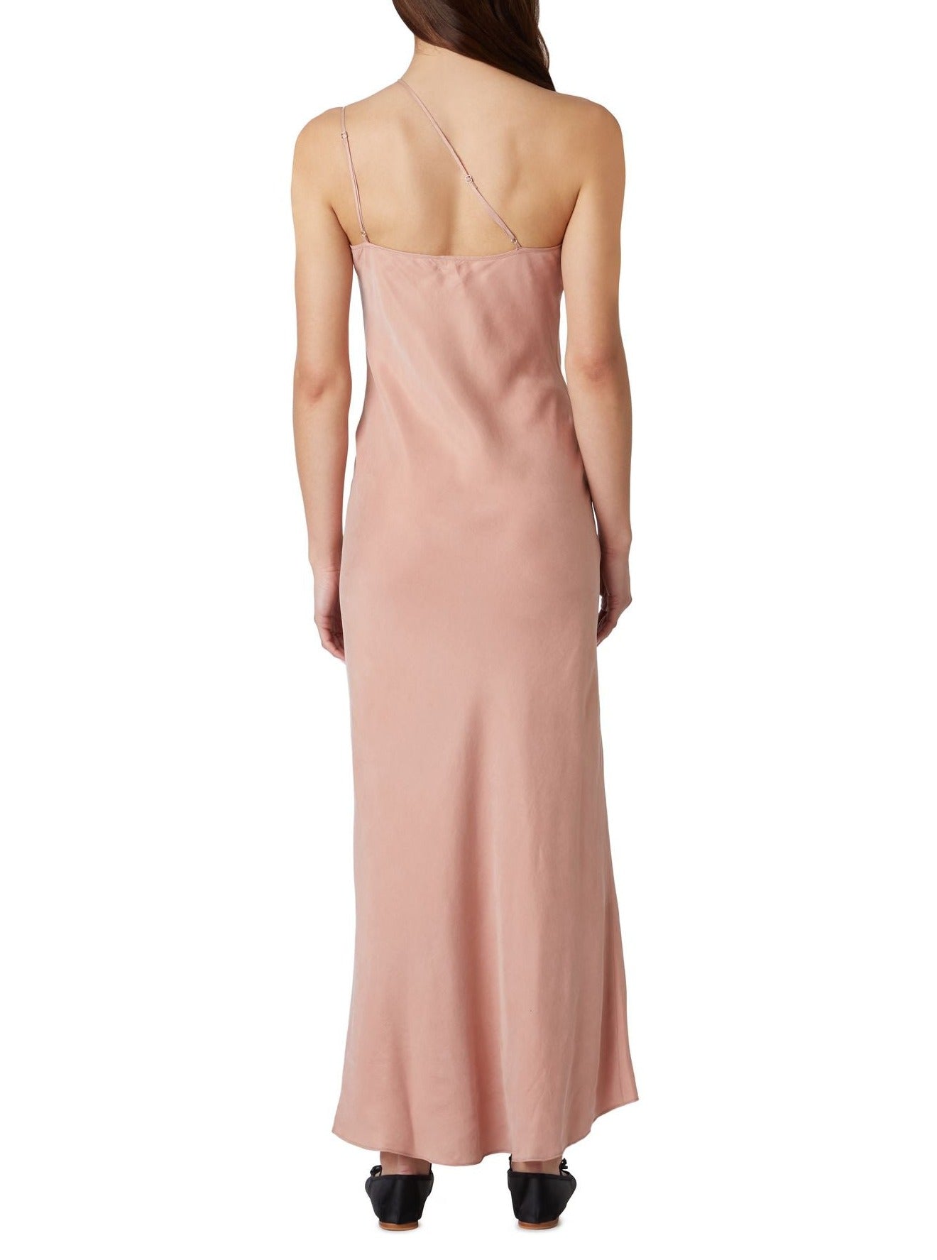 Pale Pink Marmont Cupro Maxi Dress
