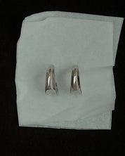 Mod + Jo Silver Grande Valen Tapered Hoops