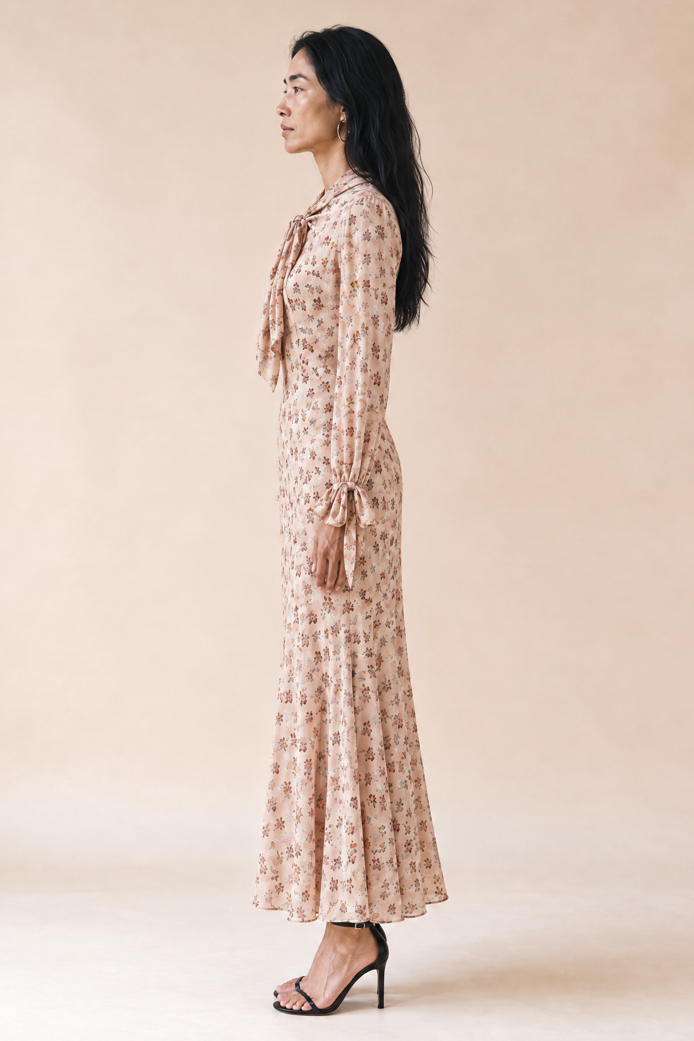 Vintage 1930's Silk Bias Cut Gown