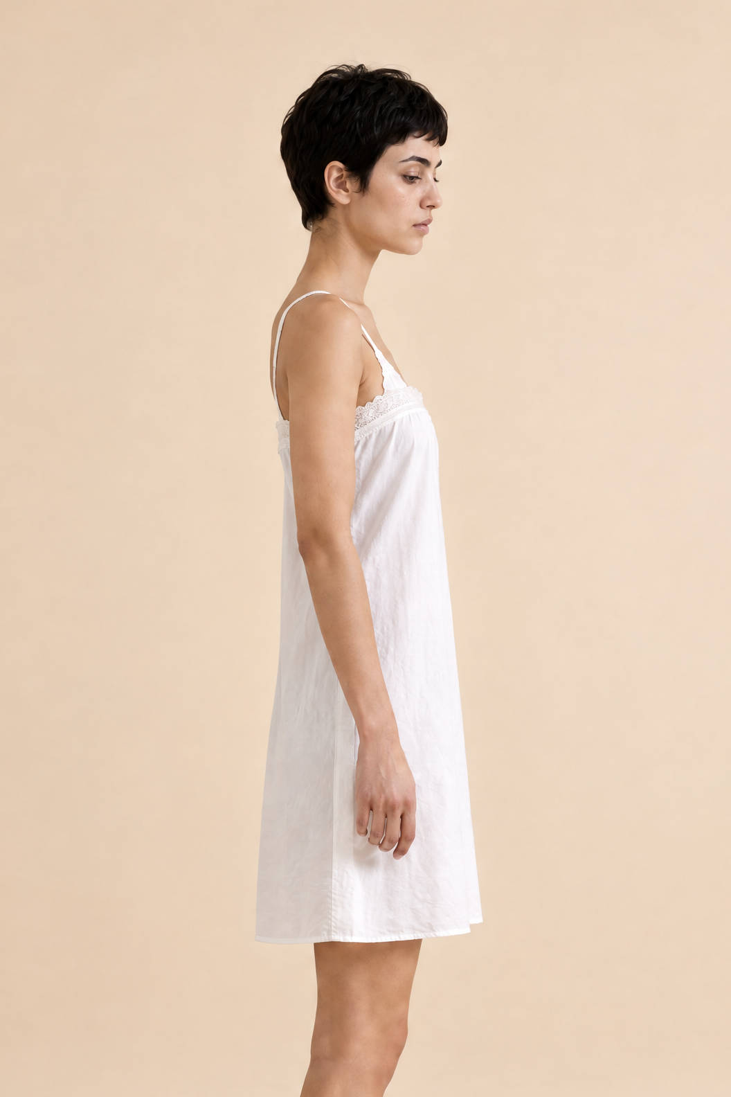 Vintage Cotton Lace Chemise