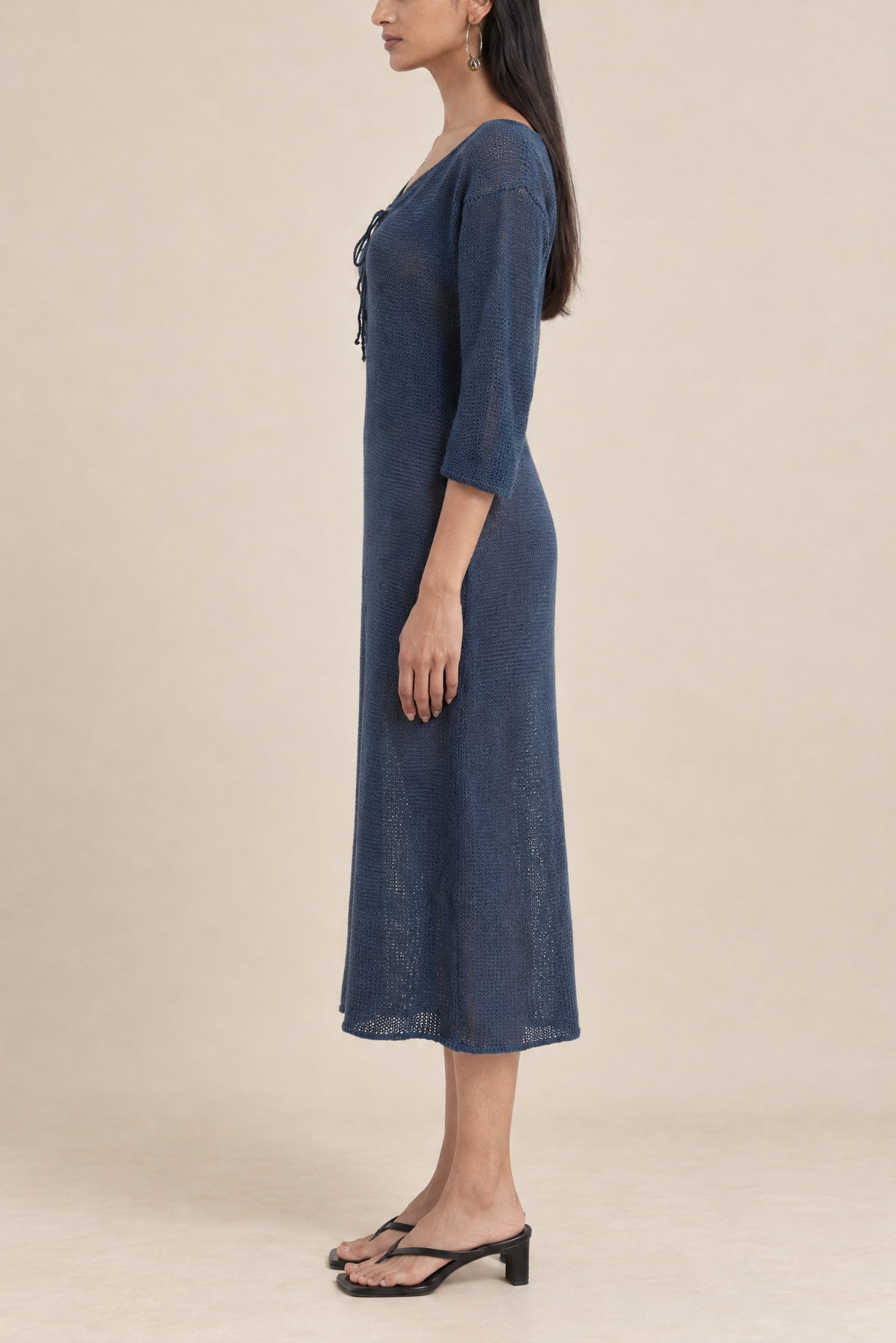 Vintage Magnin x CK Linen Hand Loomed Dress