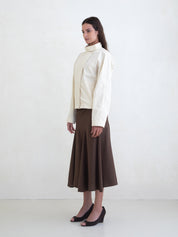 Belle Anna Brown Spiral Skirt