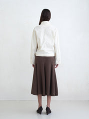 Belle Anna Brown Spiral Skirt