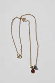 By Orly Eva Necklace: Carnelian/Amethyst Zircon