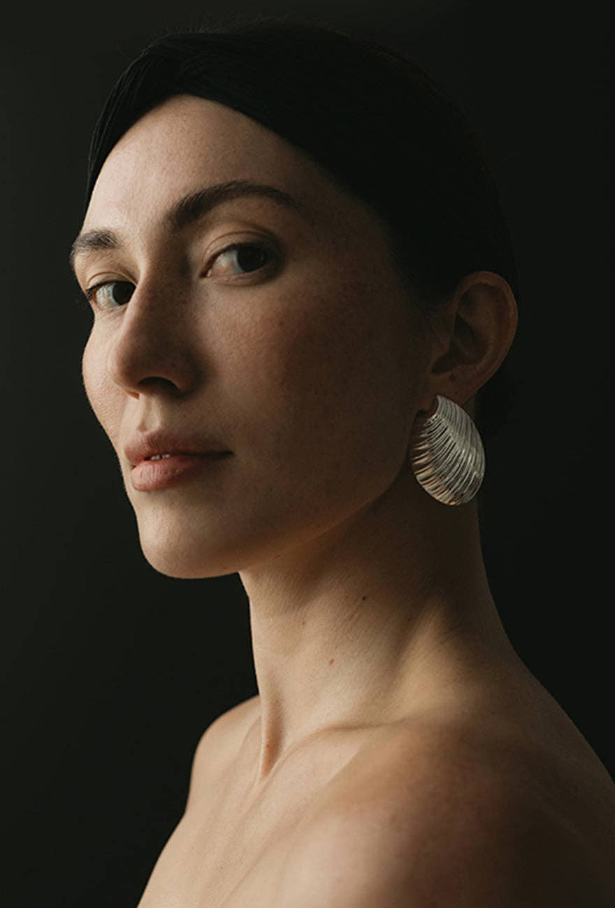 Maslo Silver Leura Earrings