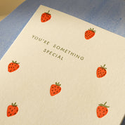 Homework Letterpress Studio You're Something Special Card