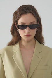 Beyond Stranger Studio Black Rosa Sunglasses