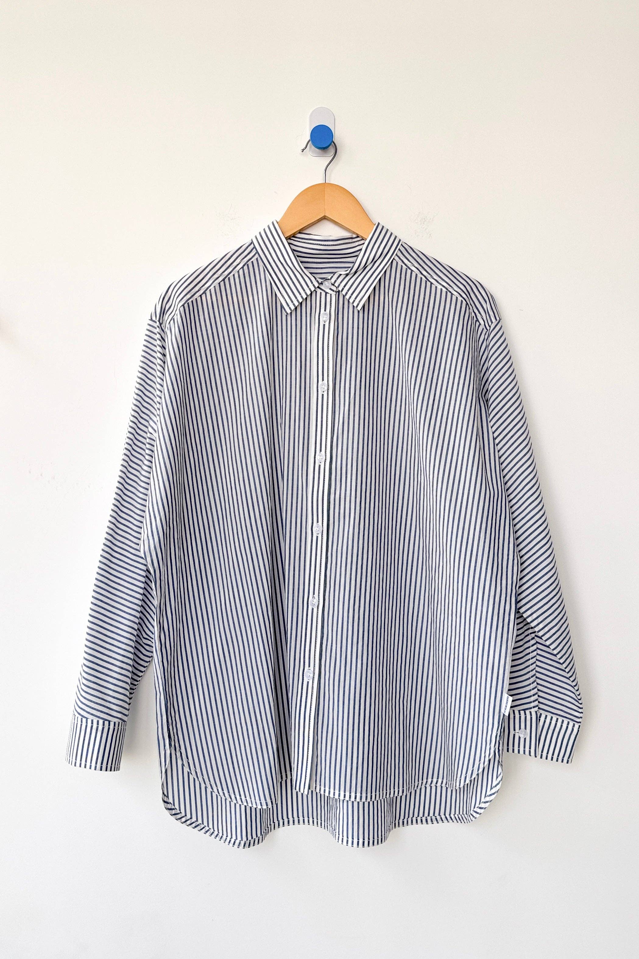 Le Bon Shoppe Blue Striped Light Weight Owen Shirt