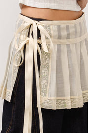 Celestine Pleated Layering Skirt Belt