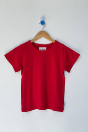 Le Bon Shoppe Pointelle Babe Tee in Red Apple