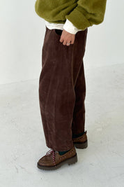 Le Bon Shoppe Chocolate Corduroy Arc Pants