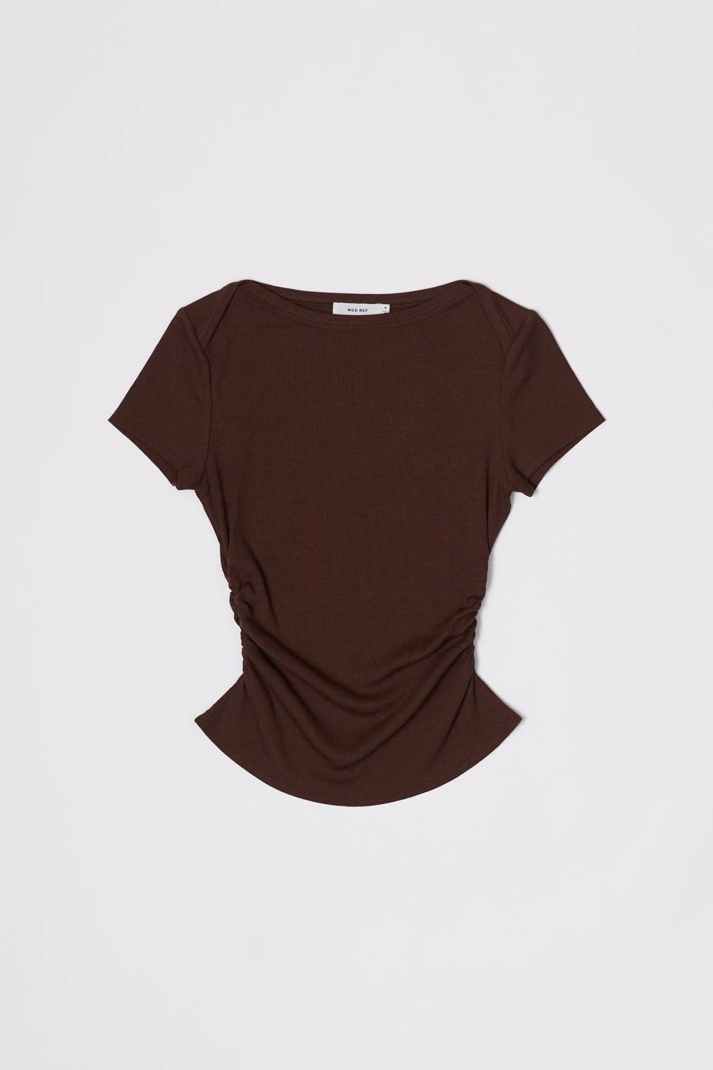 Brown Elaina Babydoll Tee