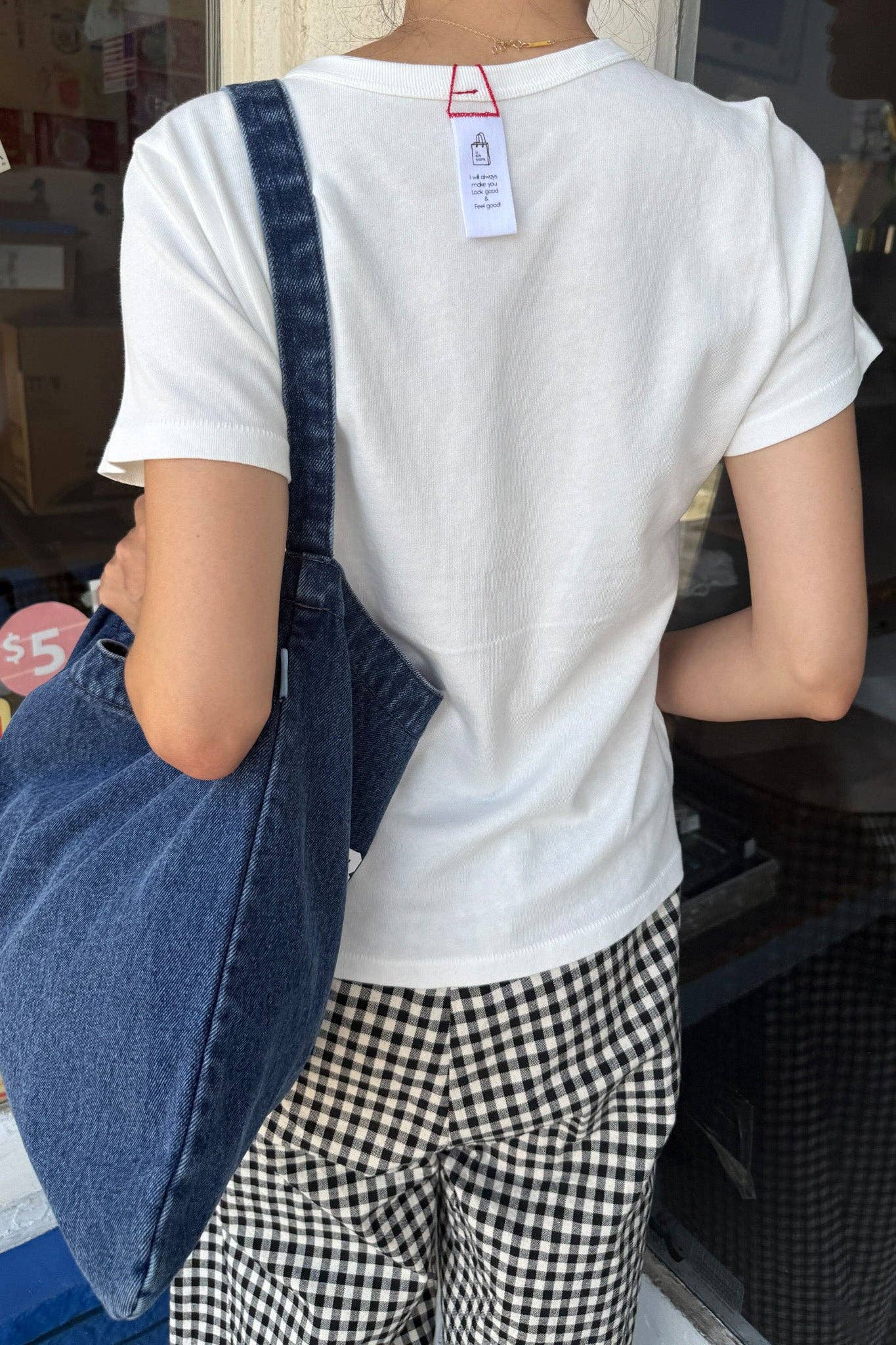 Le Bon Shoppe Go-To Tee in Vintage White