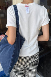 Le Bon Shoppe Go-To Tee in Vintage White
