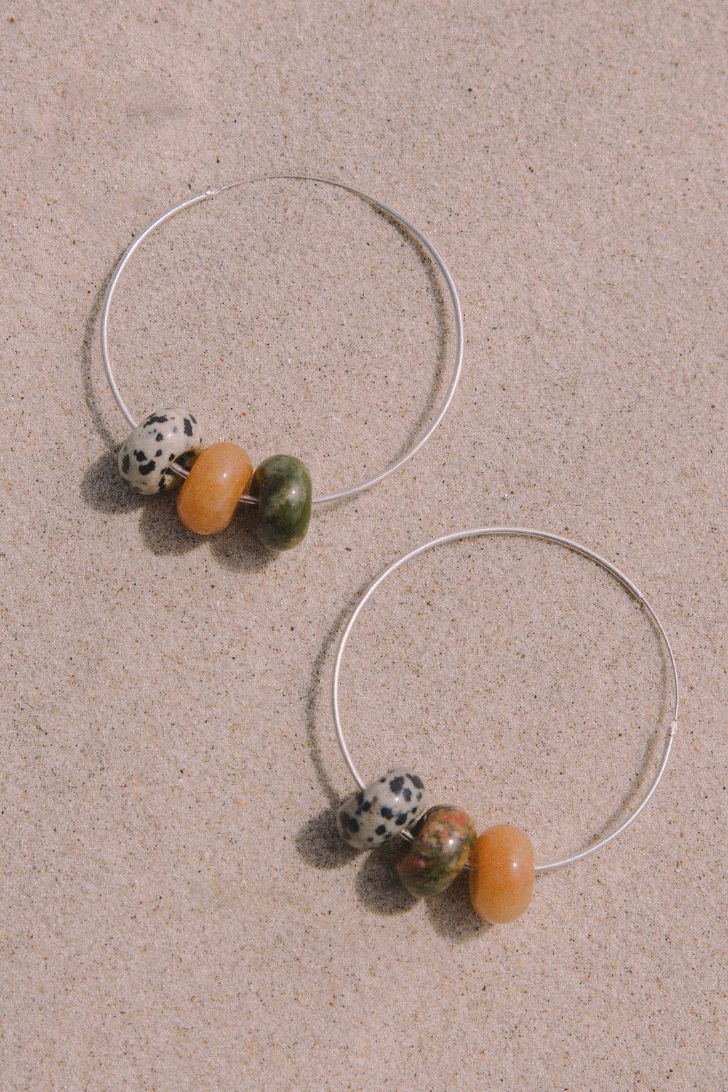 Silver Hoop J'adore Earrings