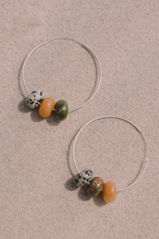 Silver Hoop J'adore Earrings