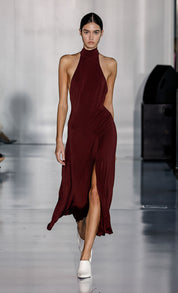 Bec + Bridge Deep Plum Cassian Racerback Dress