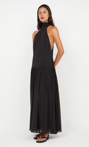Bec + Bridge Black Lina High Neck Dress