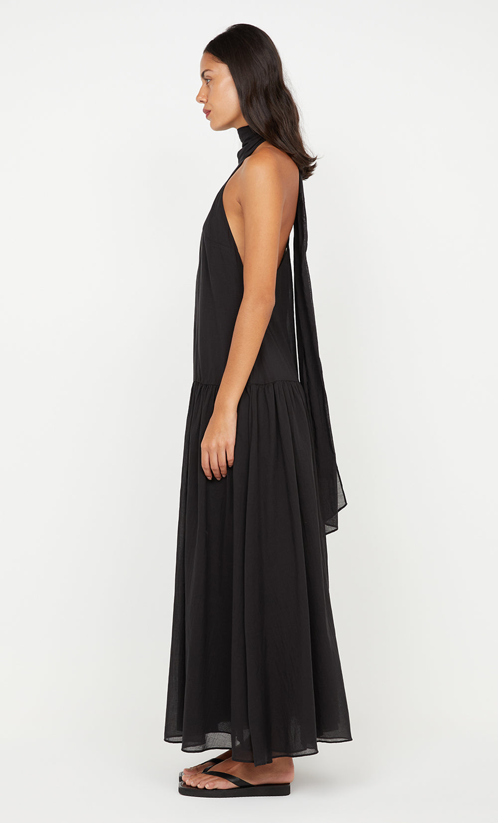Bec + Bridge Black Lina High Neck Dress