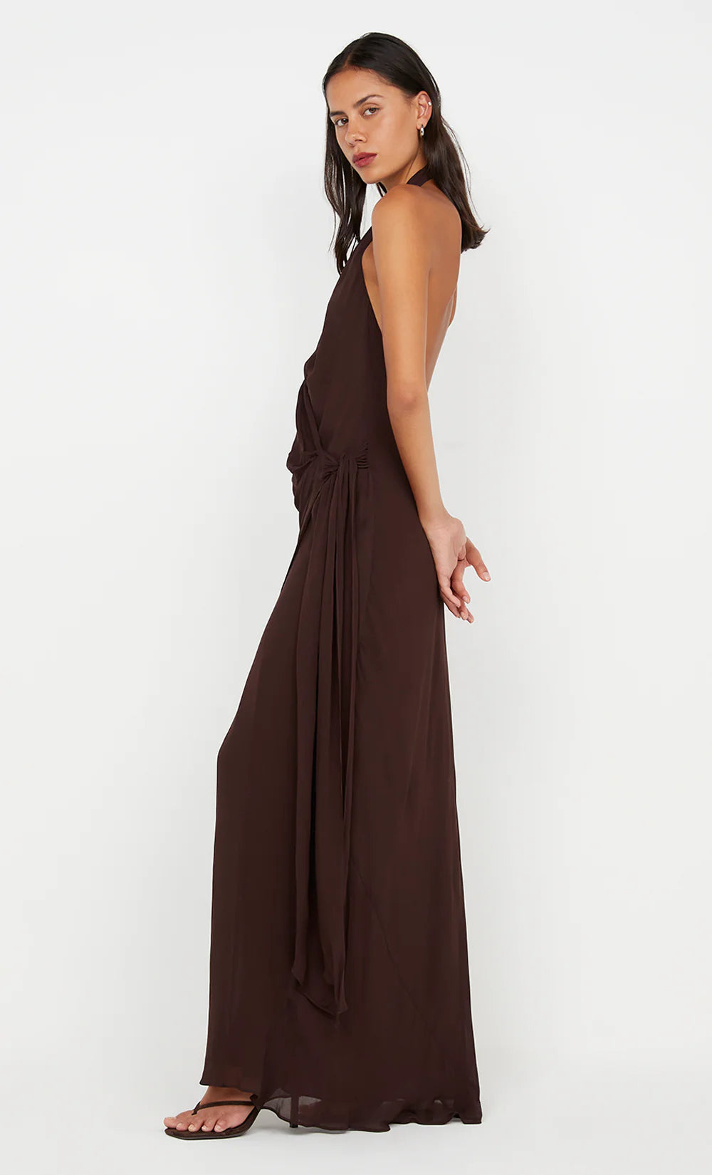 Bec + Bridge Chocolate Soneva Wrap Dress
