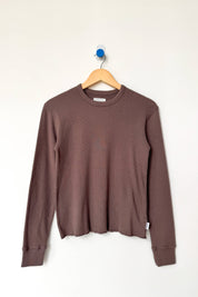 Le Bon Shoppe Chocolate Pointelle Fundamental Tee