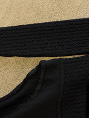 Vintage DKNY Black Wool Bodysuit