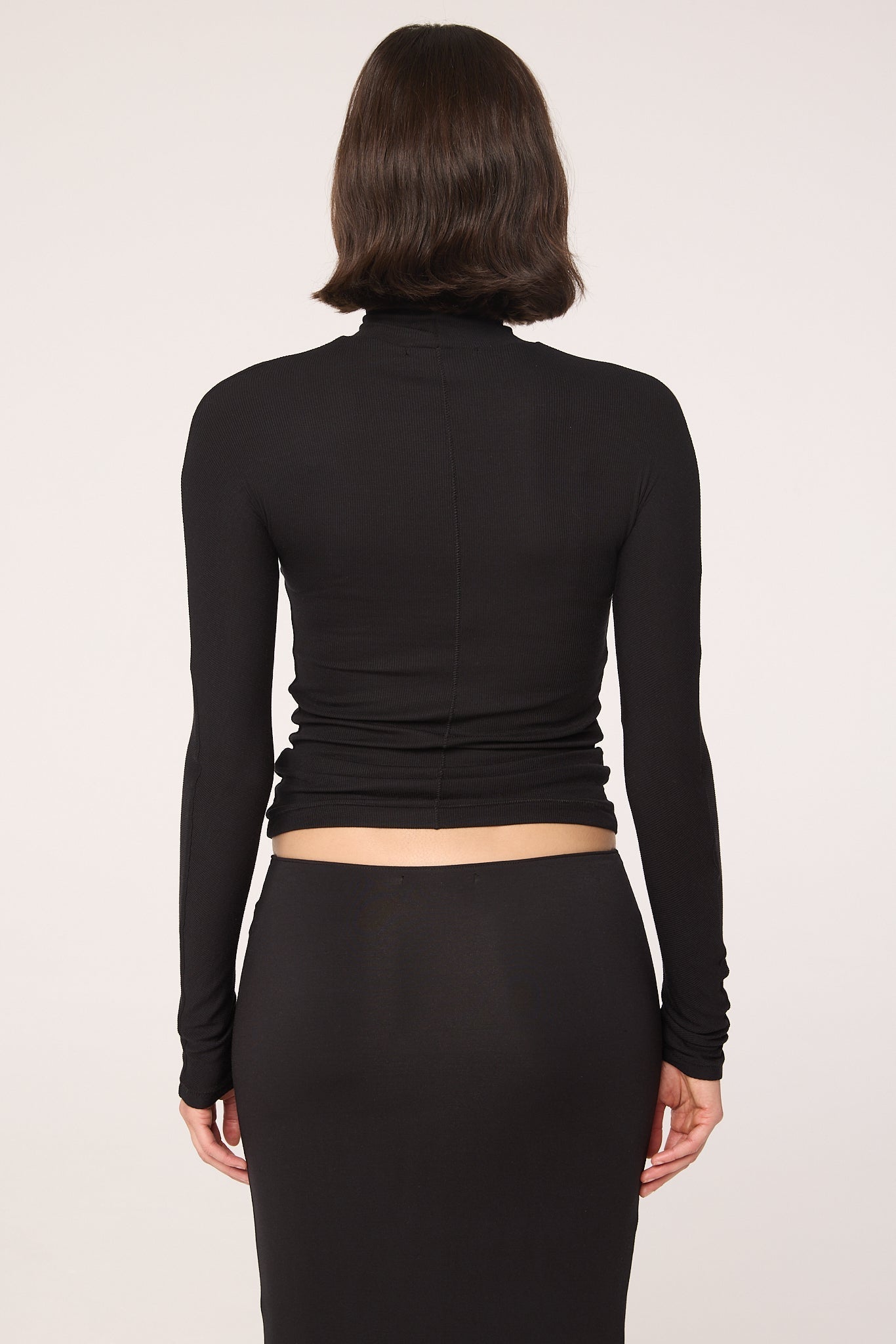 Line by K Black Blixa Turtleneck