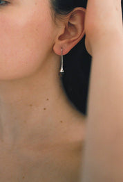 Maslo Collette Silver Tiger's Eye Earring