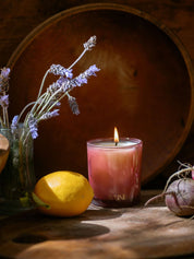 Lavune N˚12  Siena Candle | Bright Bergamot and Aged Tobacco