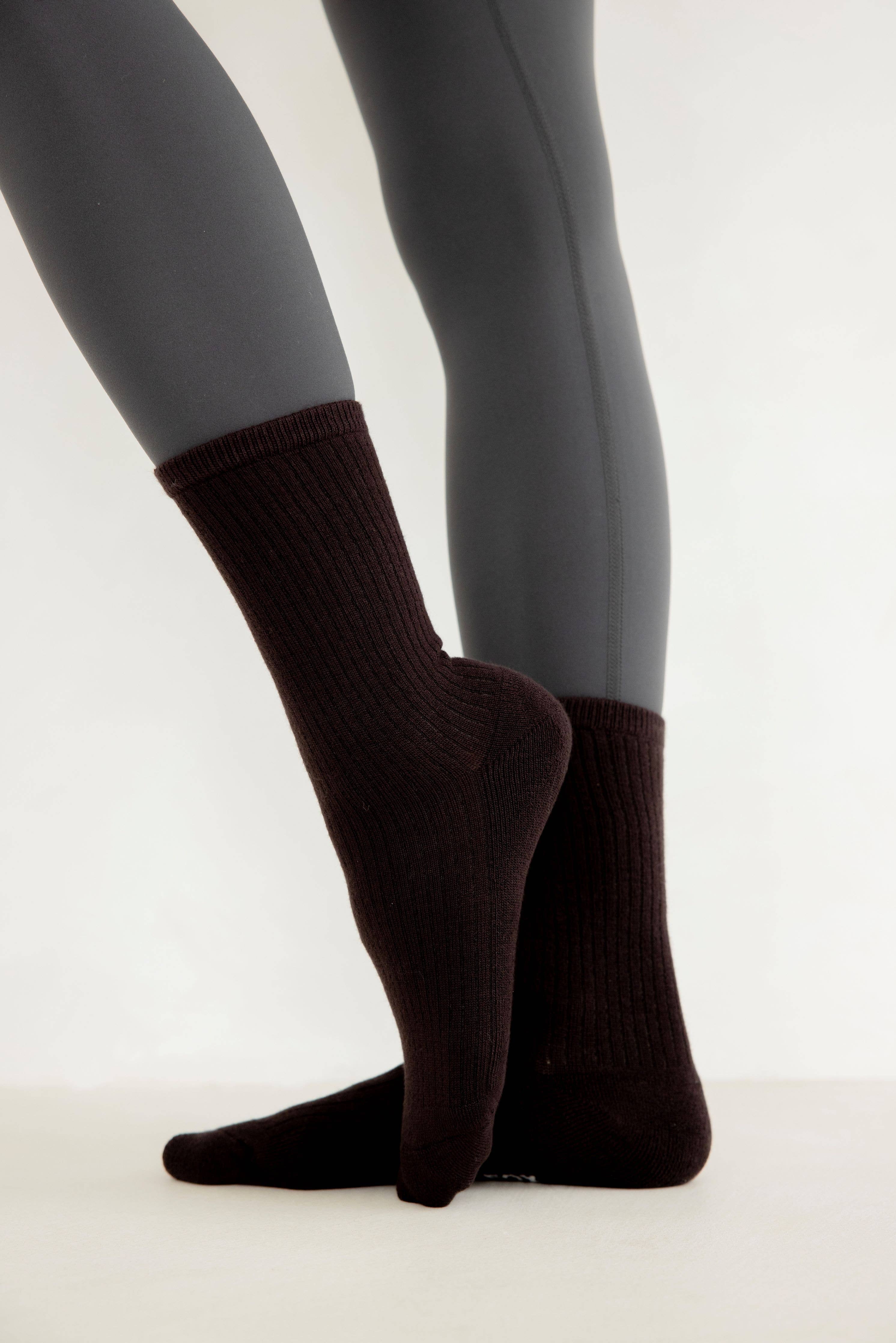 Dark Chocolate Bamboo Everyday Socks